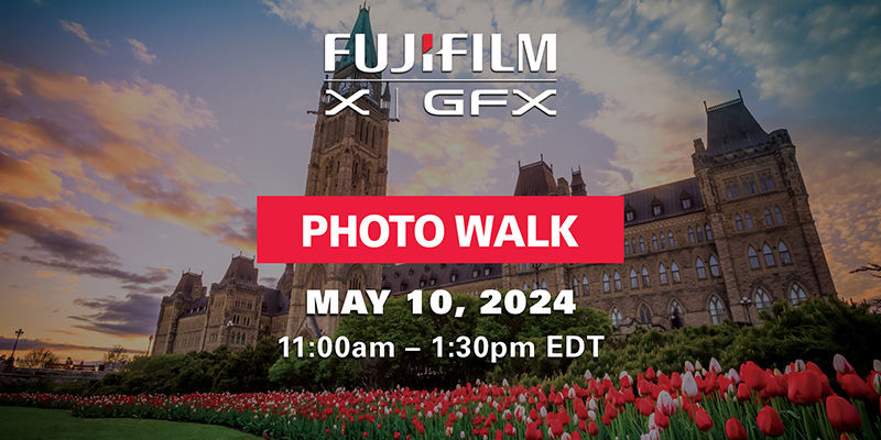 Tulip Festival Photo Walk with FUJIFILM - May 10th at Vistek Ottawa