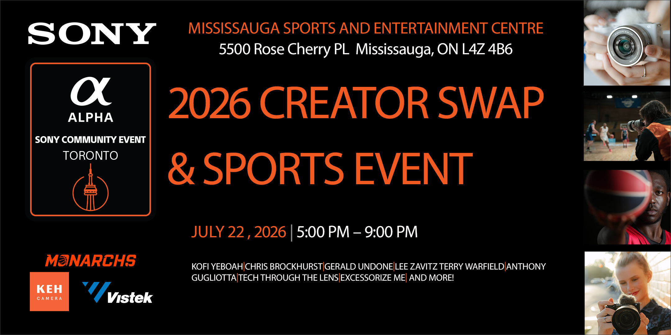 Sony Creator Swap Event 