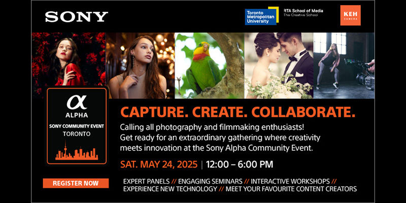 May 24th 2025 - Capture, Create, Collaborate with Sony! An Alpha Community Event