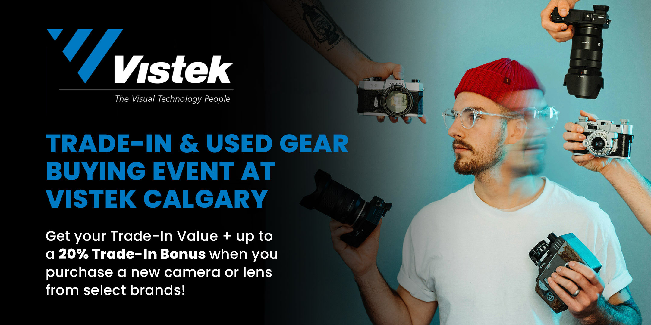 Trade-In and Used Gear Buying Event at Vistek Calgary September 2026