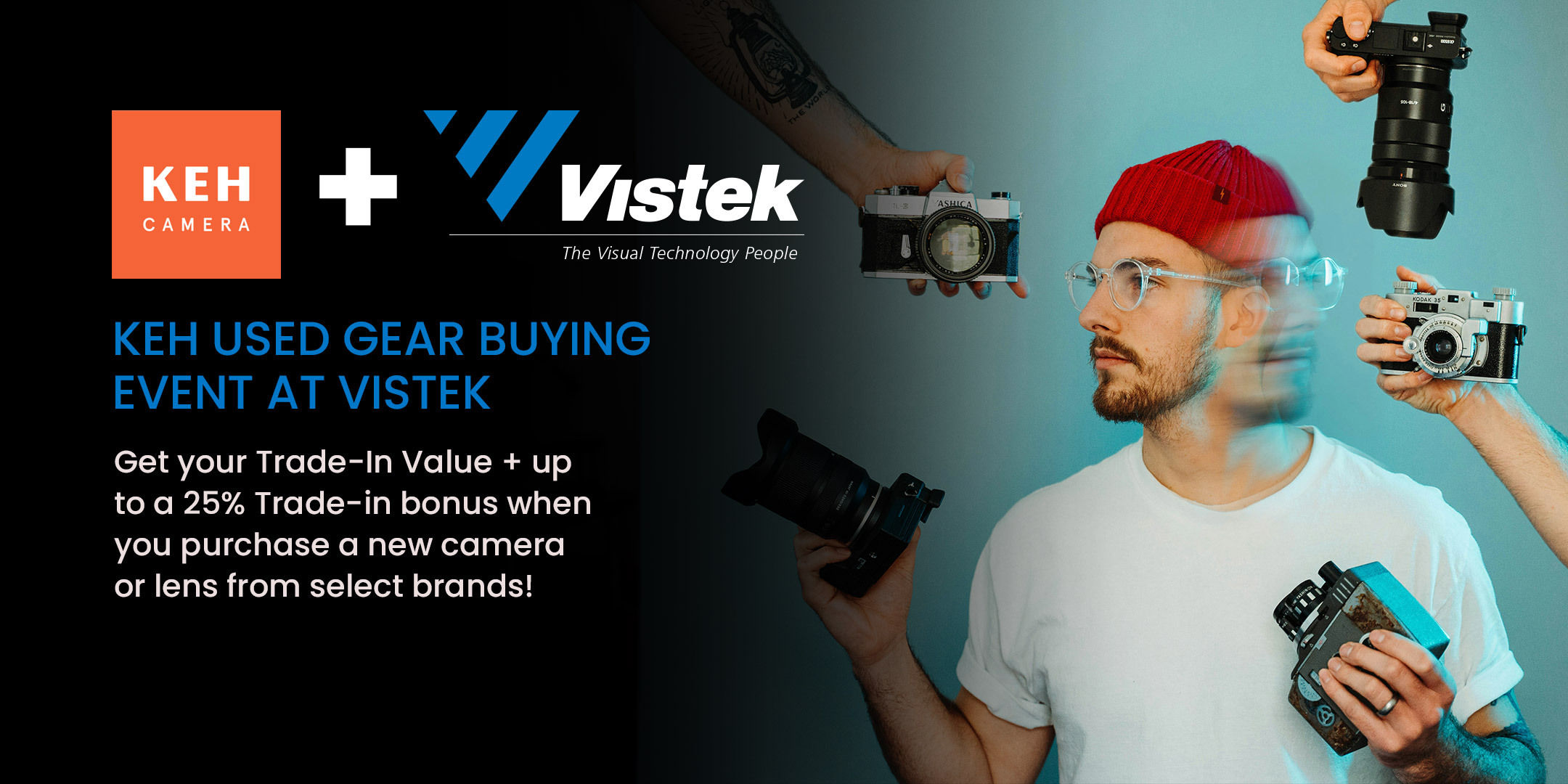 KEH Used Gear Buying Events at Vistek Toronto & Mississauga