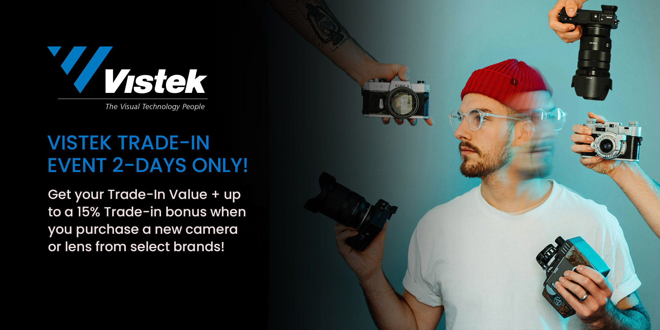 Used Gear Buying Events at Vistek!