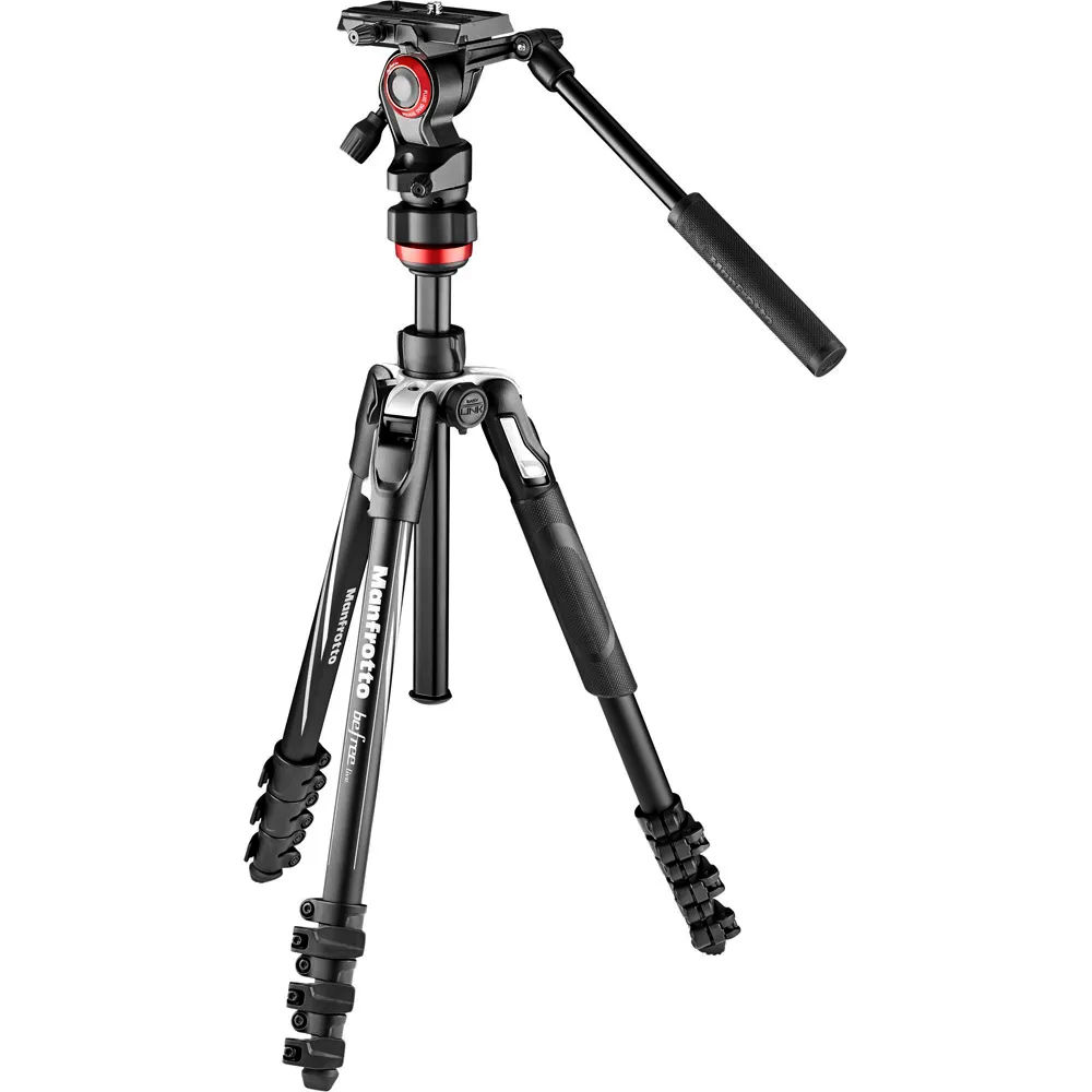 Manfrotto Befree Aluminum Legs With Lever Lock And MVH400AH Fluid Head
