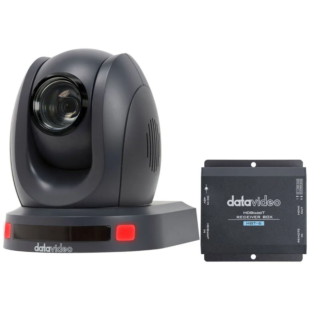 Datavideo PTC-140T-6 HDBaseT PTZ Camera with HBT-6 Receiver
