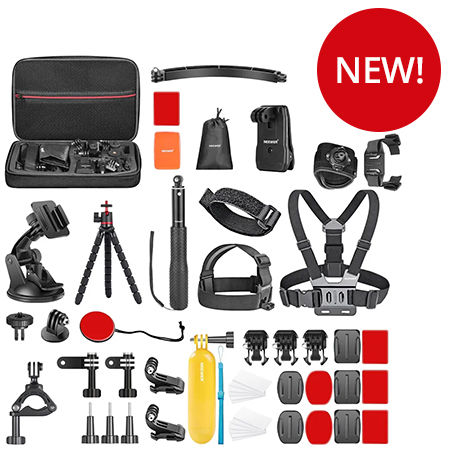 Neewer 50 in 1 Accessory Kit for Action Cam (Hero 12) (Hero 8/9/10/11)