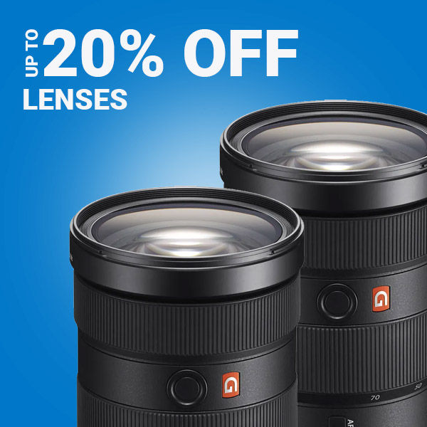 up to 20% off lenses