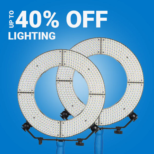 up to 40% off lighting