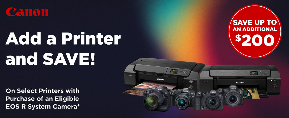 Canon Add a Printer Promo at Vistek