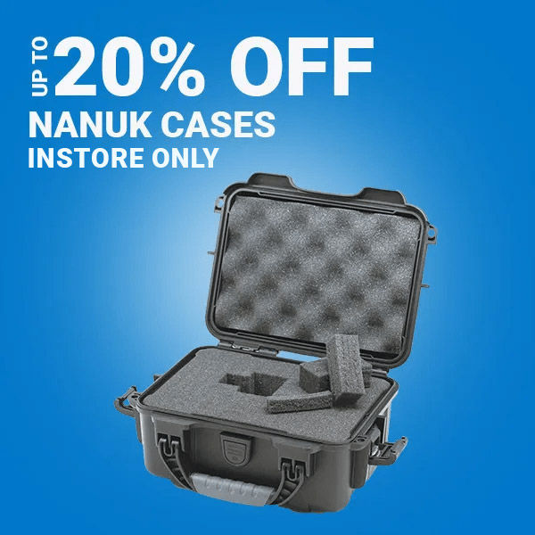up to 20% off nanuk cases