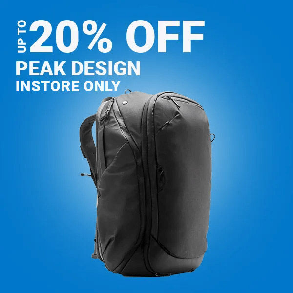 Up to 20% off Peak design Bags