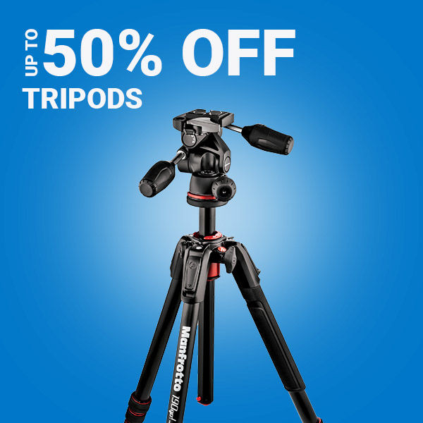 Up to 50% off tripods