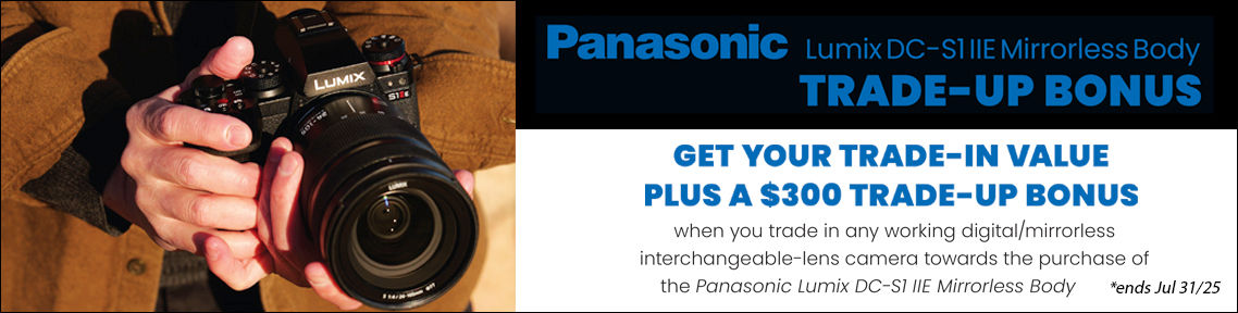 Panasonic Trade In Trade up Promo at Vistek