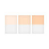 Lee Filters 100x150mm Coral Set Including Coral 2, Coral 4, Coral 6 Graduated Resin Drop In Filters