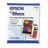 Epson 8.5"x11" High Quality Ink Jet Photo Paper - 100 Sheets
