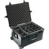 1620 Case Black w/Divider Set w/Retractable Handle & Wheels