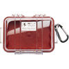 Pelican 1020 Micro Case Red/Clear