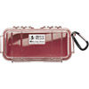 Pelican 1030 Micro Case Red/Clear