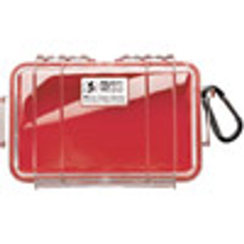 Pelican 1050 Micro Case Red/Clear