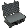 1510 Case Black w/foam w/Retractable Handle & Wheels