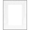 Framatic 16" x 20" Fineline Black Aluminum Frame with 10" x 15" Single Mat Opening # 52
