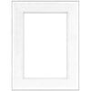 Framatic 18" x 24" Fineline Silver Aluminum Frame with 12" x 18" Shadow Mat Opening # 62