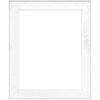 Framatic 20" x 24" Fineline Silver Aluminum Frame with 16" x 20" Single Mat Opening # 67