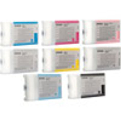Epson Stylus 4800 Color Ink Set 2007 8 Carts with Photo Black 110ml