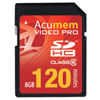 Acumem 8GB SDHC PRO card