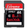 Sandisk 8GB SDHC card
