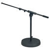 K & M Microphone Stand w/Telescopic Boom Arm and Cast-Iron Base
