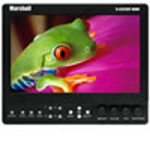 Marshall Electronics 7" on Camera Monitor with Composite, Component, HDMI Inputs, No Battery Mount