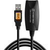 Active Extension Cable, 16 ft USB 2.0, Black