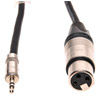 Digiflex 3' XLR-F - 1/8" Mini TRS Plug