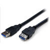 StarTech USB3SEXT6BK 6ft Black USB 3 Extension Cable A to A