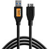 TetherPro USB 3.0 Male to Micro B 5 Pin 15' Black