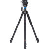 Benro Aluminum Video Tripod Kit - Single Legs with S4 Video Head and Bag A2573FS4