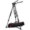 Manfrotto 545GB Tripod with 526 Head and MBAG100PN BAG Ground Level Spreader