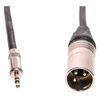 Digiflex 3' XLR-M To 1/8" Mini TRS Plug