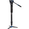 Aluminum Video Monopod Kit with S4 Video Head and Bag A48TDS4