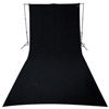 9'x20' Black Background Wrinkle Resistant