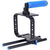 HDSLR Support C3 Camera Cage for Blackmagic Cinema Camera with connector, rods and top handle