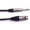 Digiflex 15' XLR F - 1/4" Phone