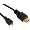 TechCraft 3 ft. HDMI to Micro-HDMI 1.4D M/M - Gold Connectors