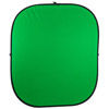 1.85 m x 2.1 m Green/Blue Collapsible Studio Background - Double Stitched