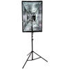 24" x 35" Brolly Box Kit with Dual Flash Holder and Medium 3.0 m Air Cushion Light Stand