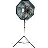 32" Octa Brolly Box Kit with Dual Flash Holder and Medium 3.0 m Air Cushion Light Stand