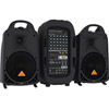 Behringer 2000-Watt 8 Channel Portable PA System w/ Bluetooth, Wireless Mic Option, Processor and FBQ