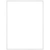 Framatic 9" x 12" Fineline White Aluminum Frame - No Matte