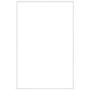 Framatic 11" x 17" Fineline White Aluminum Frame - No Matte