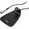 Shure CVD-B Desktop base for 12" and 18" Centraverse Gooseneck Mic w/ 12' XLR Cable - Black